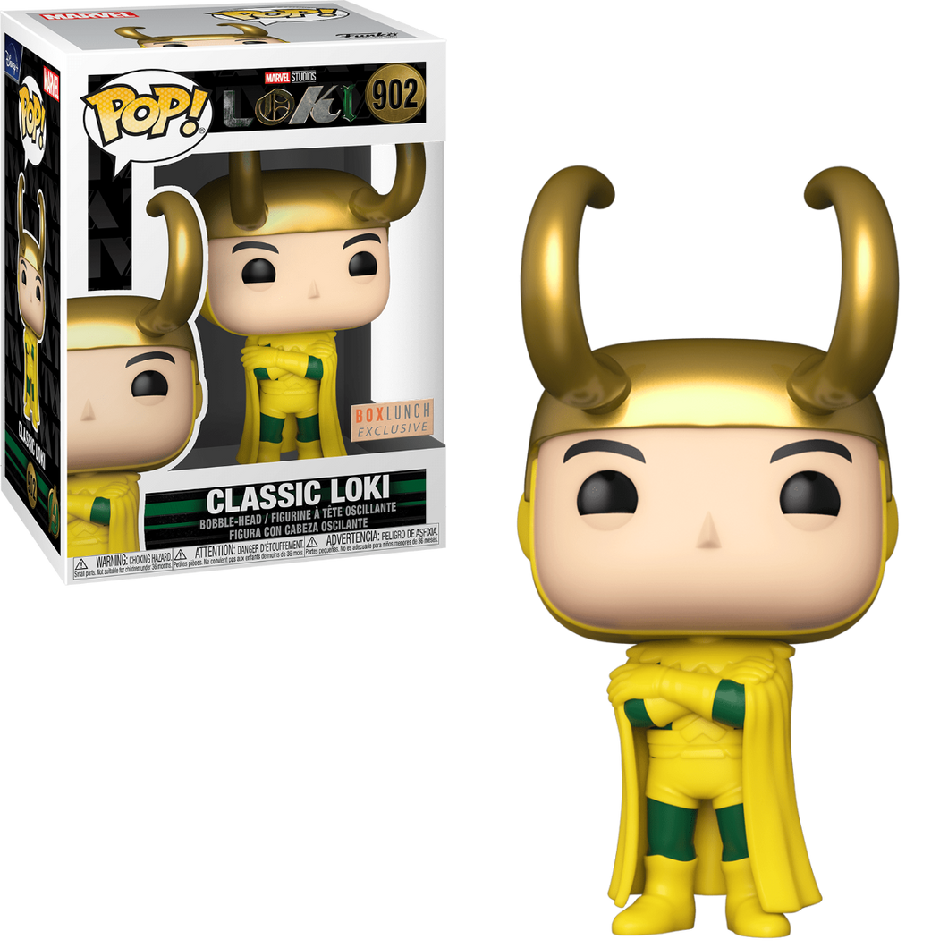 Funko POP Marvel Classic Loki BoxLunch Exclusive BigToes Collectibles