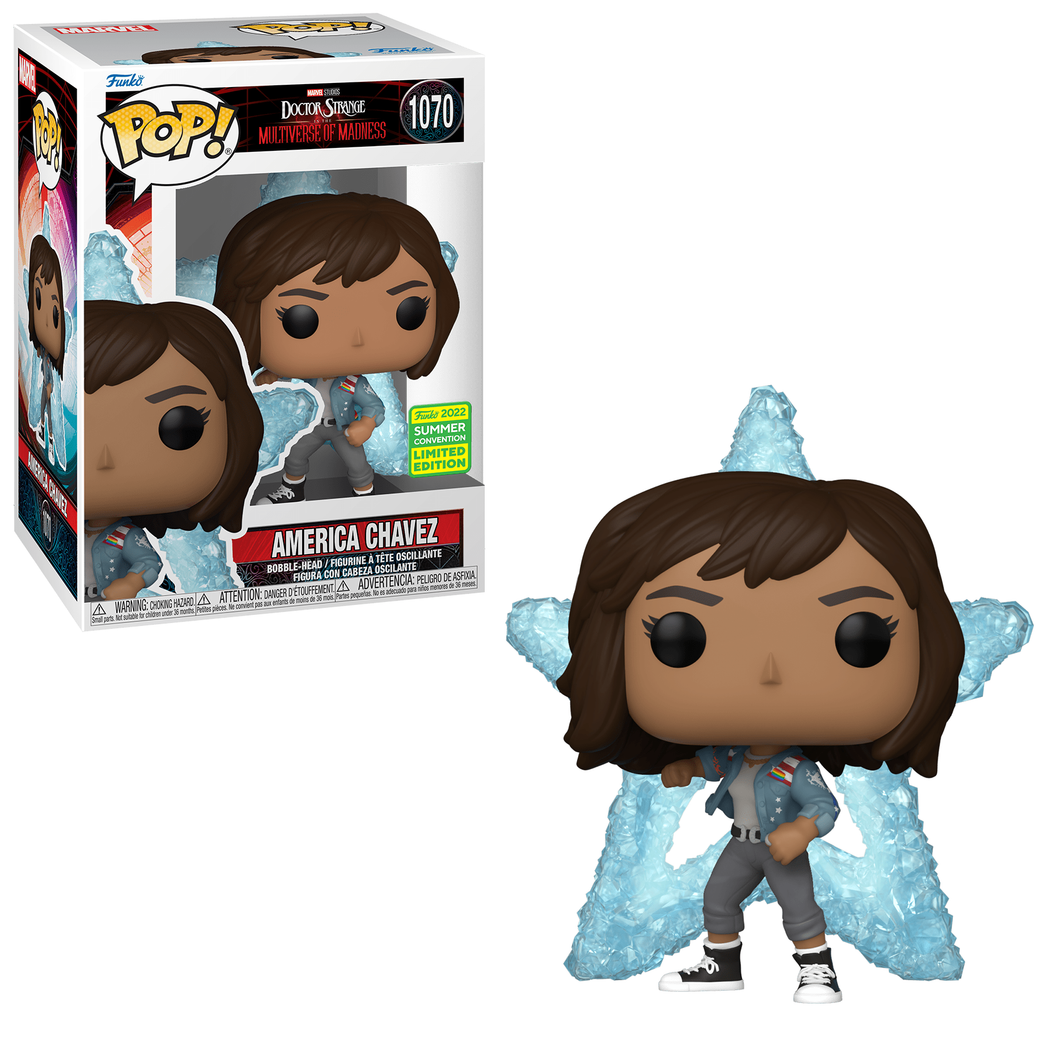 Funko POP! Marvel Doctor Strange Multiverse of Madness America Chavez 2022 Summer Convention Exclusive