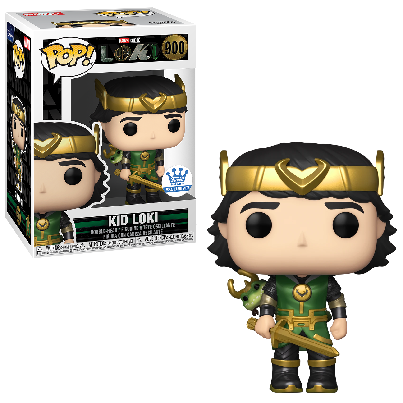Funko POP Marvel Loki Metallic Kid Loki Funko Shop Exclusive