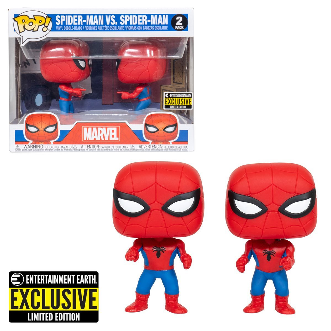 Funko POP! Marvel Spider-Man Imposter 2 Pack Entertainment Earth EE Exclusive