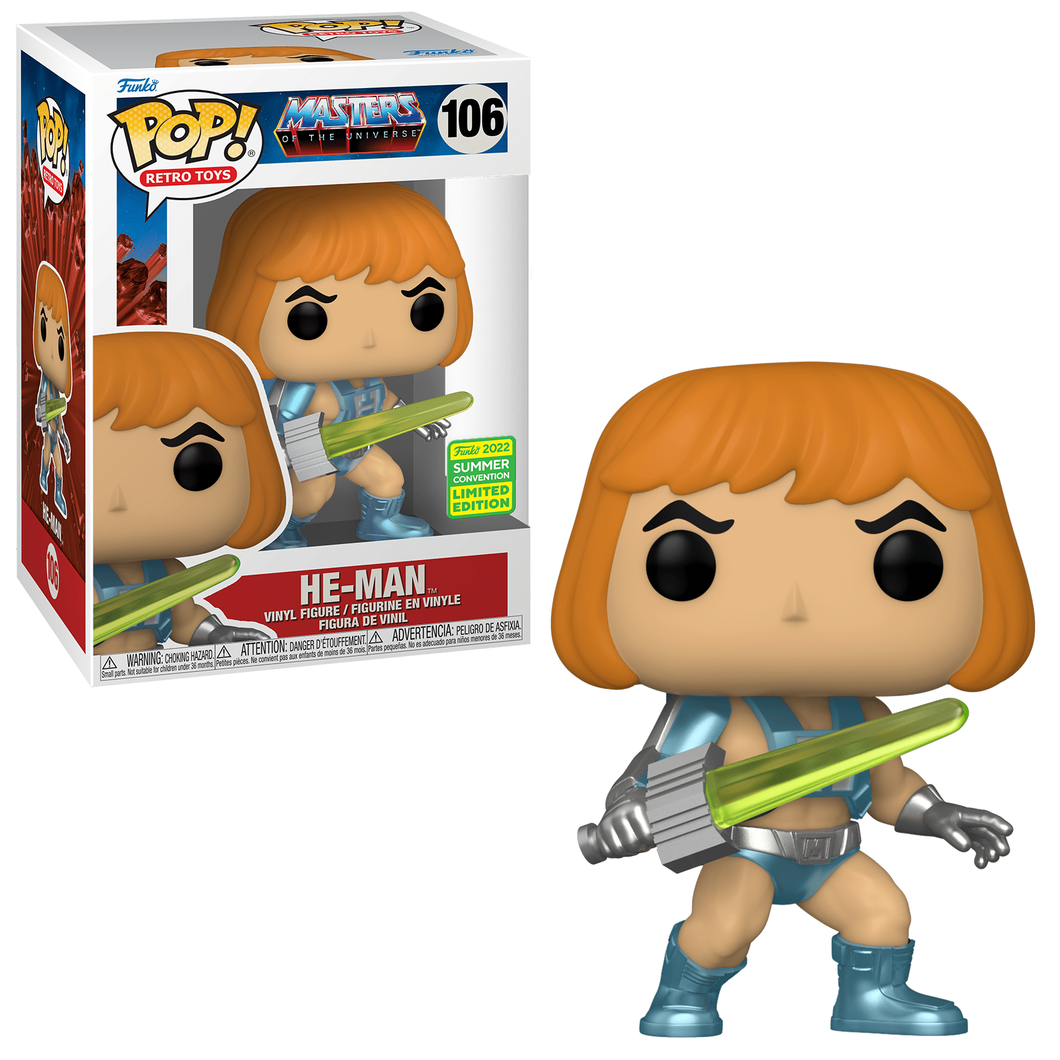 Funko POP! Retro Toys Masters of the Universe He-Man 2022 Summer Convention Exclusive
