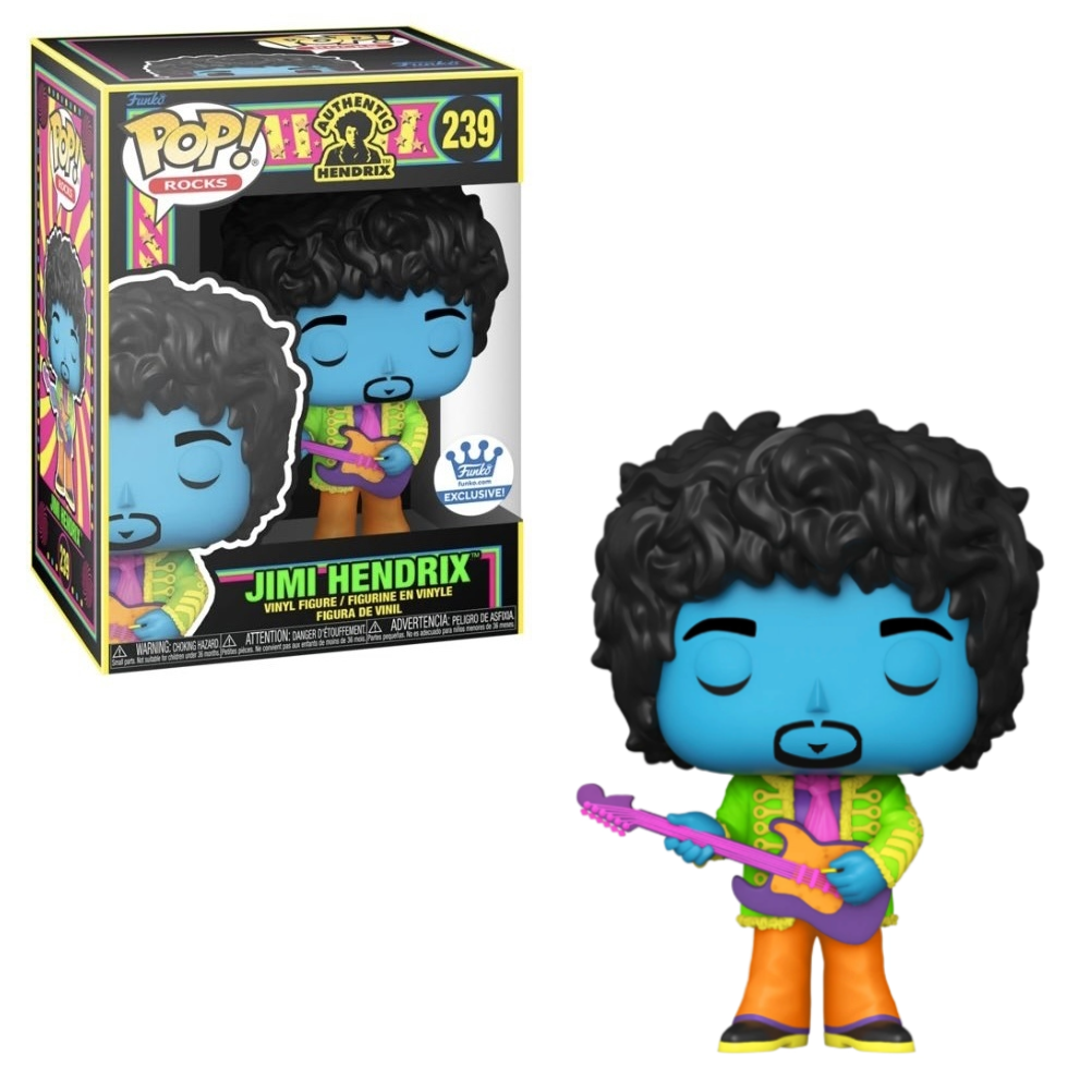 Funko POP! Rocks Jimi Hendrix Black Light Funko Shop Exclusive