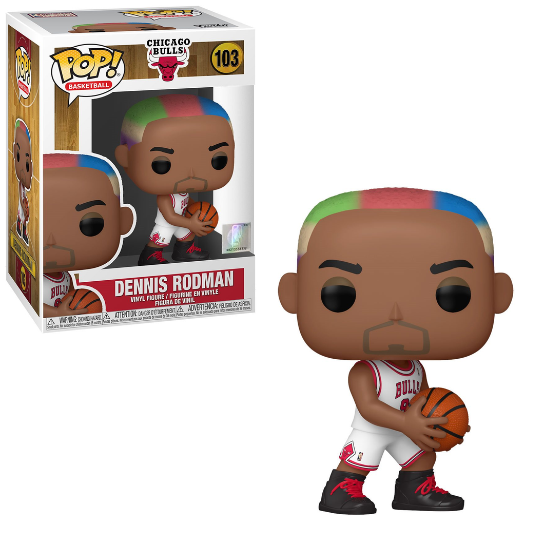 Funko POP! Sports NBA Chicago Bulls Dennis Rodman Home Jersey
