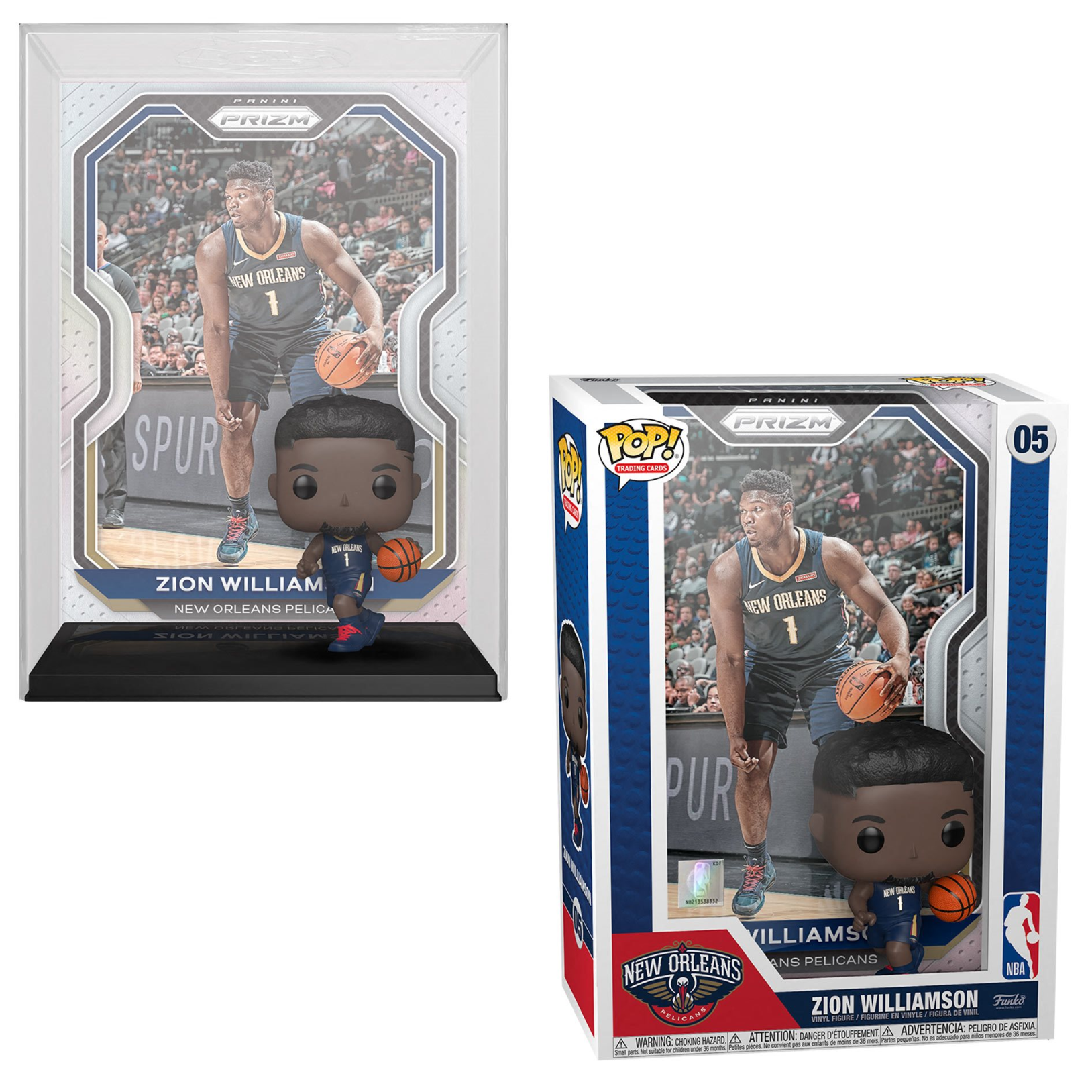 Funko POP! Sports NBA Panini Prizm Zion Williamson Trading Card 