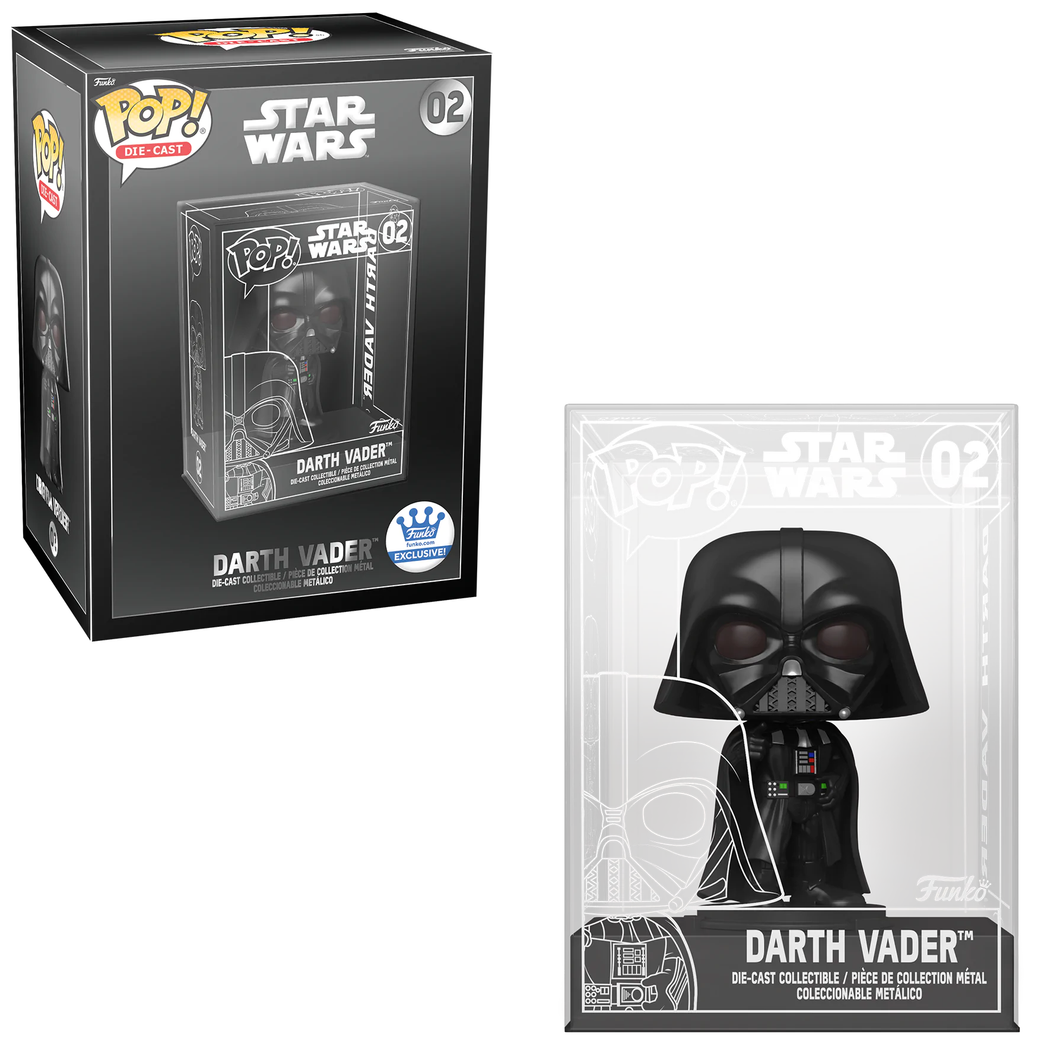 Funko POP! Star Wars Darth Vader Die Cast Funko Shop Exclusive Regular