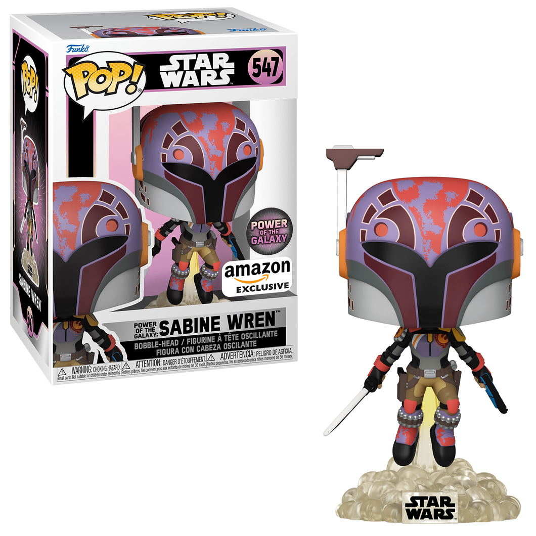 Funko POP! Star Wars Power of the Galaxy Sabine Wren with Darksaber Amazon Exclusive