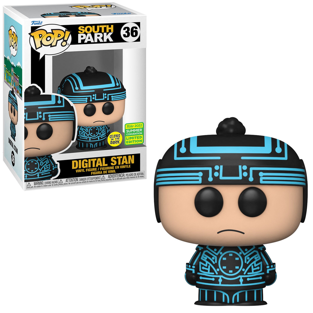 Funko POP! Television South Park Digital Stan Glow in the Dark 2022 Summer Convention Exclusive
