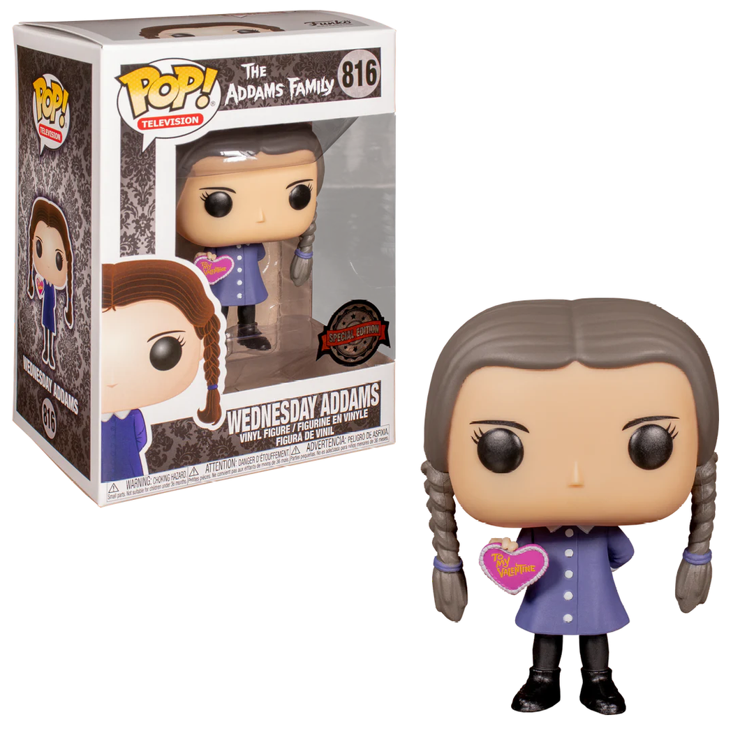 Funko POP! Television The Addams Family Wednesday with Heart Exclusive