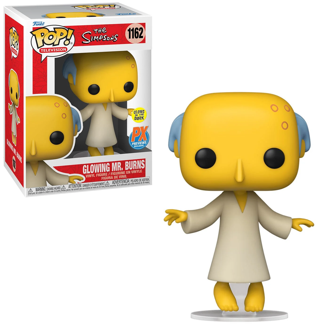 Funko POP! Television The Simpsons Glowing Mr. Burns PX Exclusive Glow in the Dark