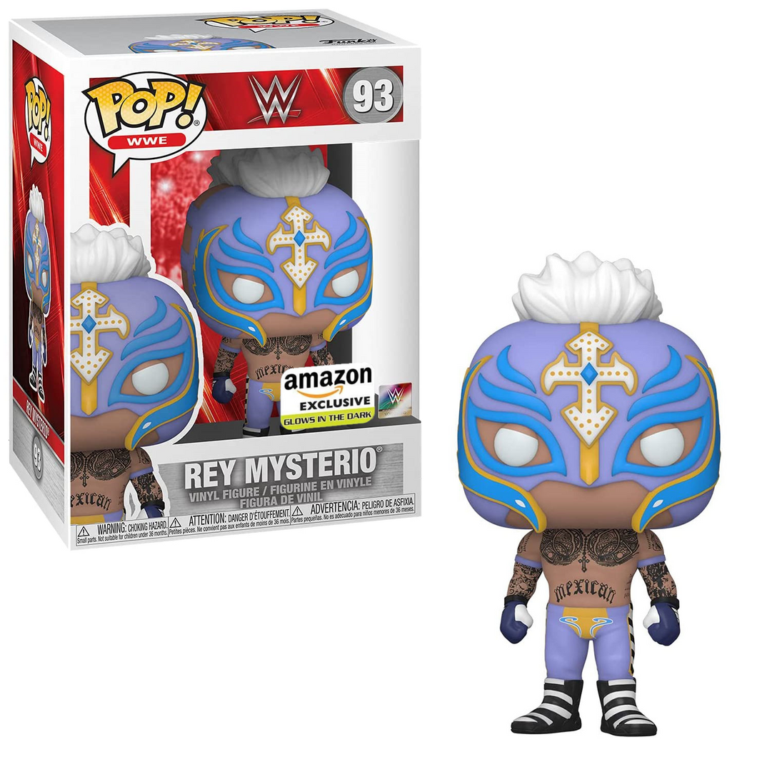 Funko POP! WWE Rey Mysterio Glow in the Dark Amazon Exclusive