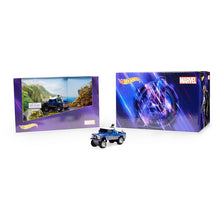 Load image into Gallery viewer, Hot Wheels Marvel Land Rover Defender 110 Pickup Truck with Hulk and Rocket
