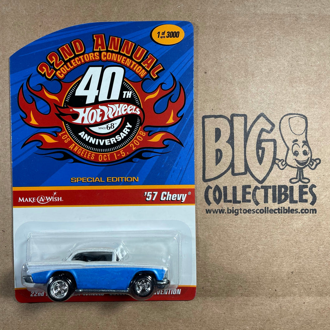 Hot Wheels 57 Chevy Make a Wish 22 Annual Convention Edition 1/3000