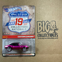 Load image into Gallery viewer, Hot Wheels Custom Camaro 19th Collectors Nationals 841/5000
