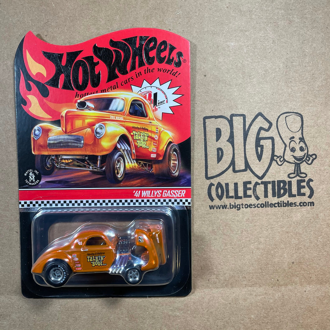 Hot Wheels 41 Willys Gasser Red Line Club RLC Exclusive 5261/10000