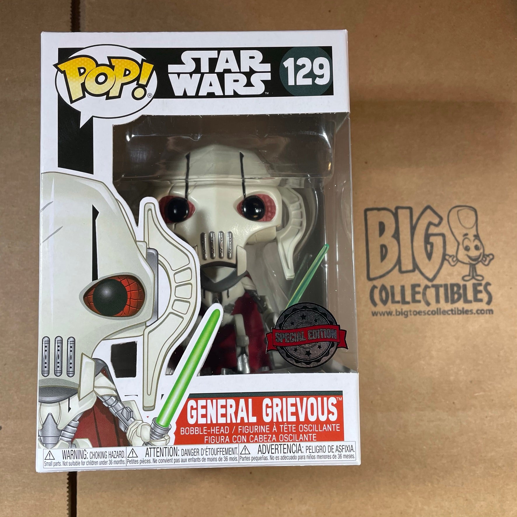 hundrede Afslag Kredsløb Funko POP! Star Wars General Grievous Exclusive – BigToes Collectibles