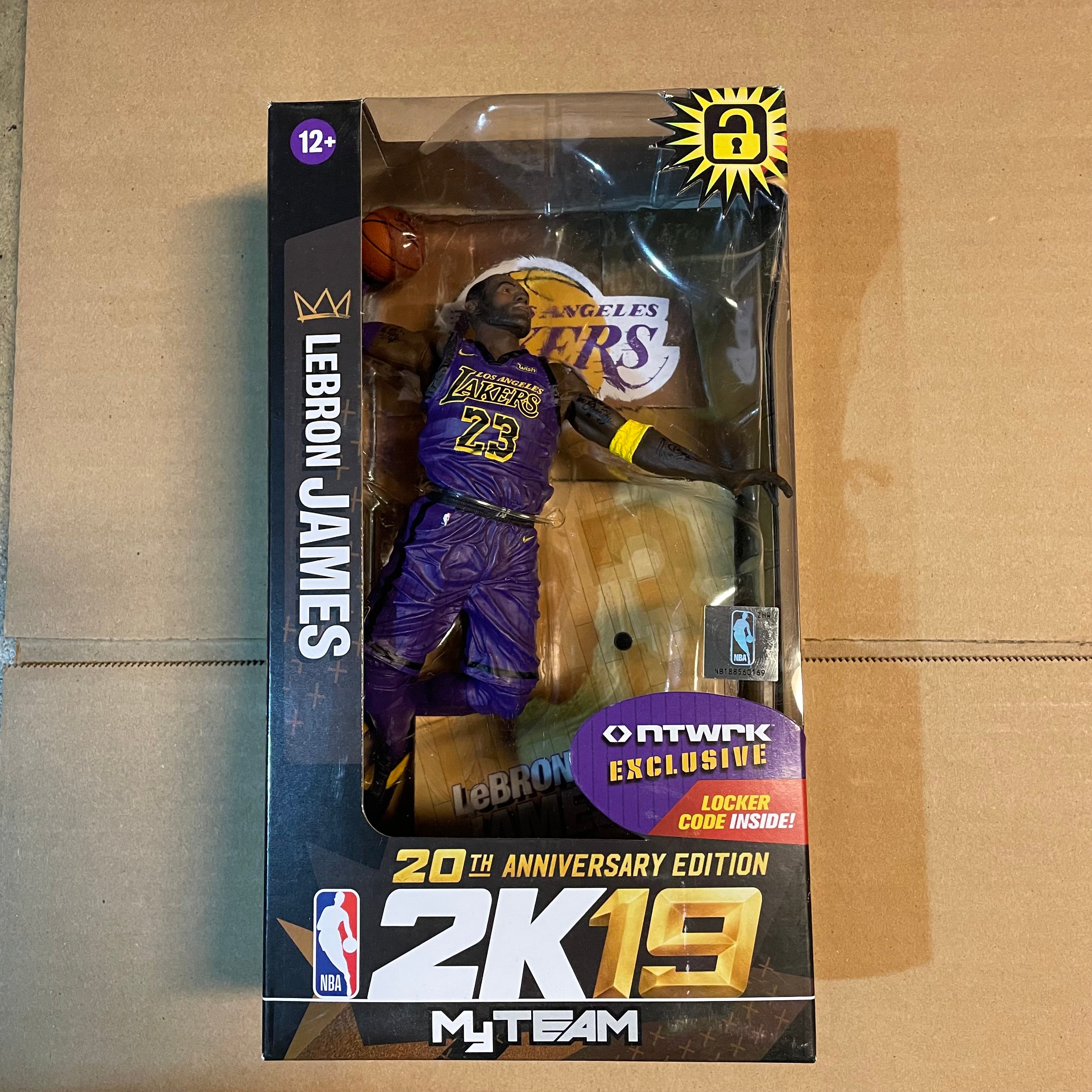 McFarlane Toys, Other, Lebron James La Lakers Nba 2k9 Figure Rare