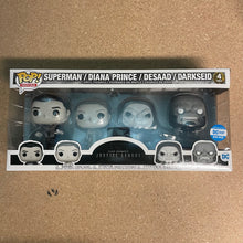 Load image into Gallery viewer, Funko POP! DC Heroes Justice League Zack Snyder Cut 4 Pack LE500 DC Shop Exclusive DAMAGED BOX
