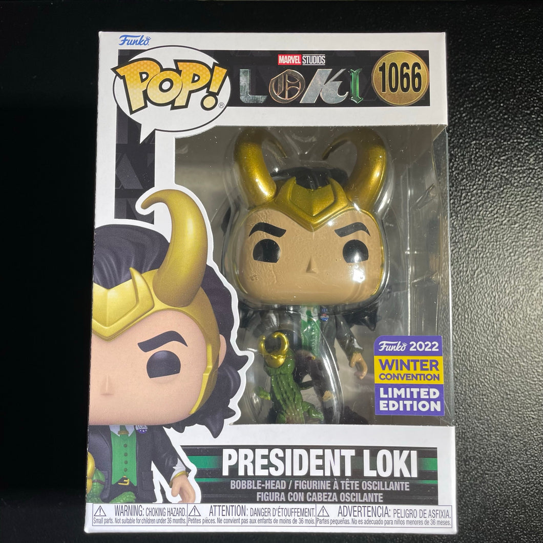 Funko POP! Marvel Loki President Loki 2022 Winter Convention Exclusive