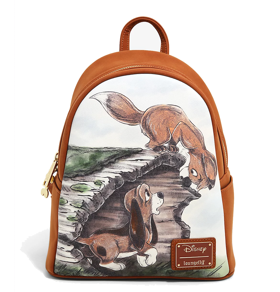 box lunch loungefly mini backpack Loungefly Disney The Fox and the Hound Meeting Mini Backpack