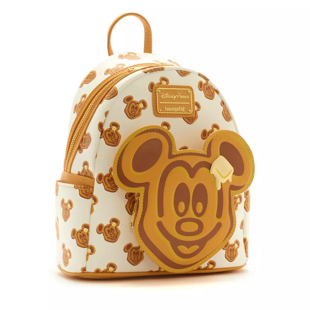Loungefly Disney Mickey Mouse Waffle Disney Park Exclusive Mini Backpack