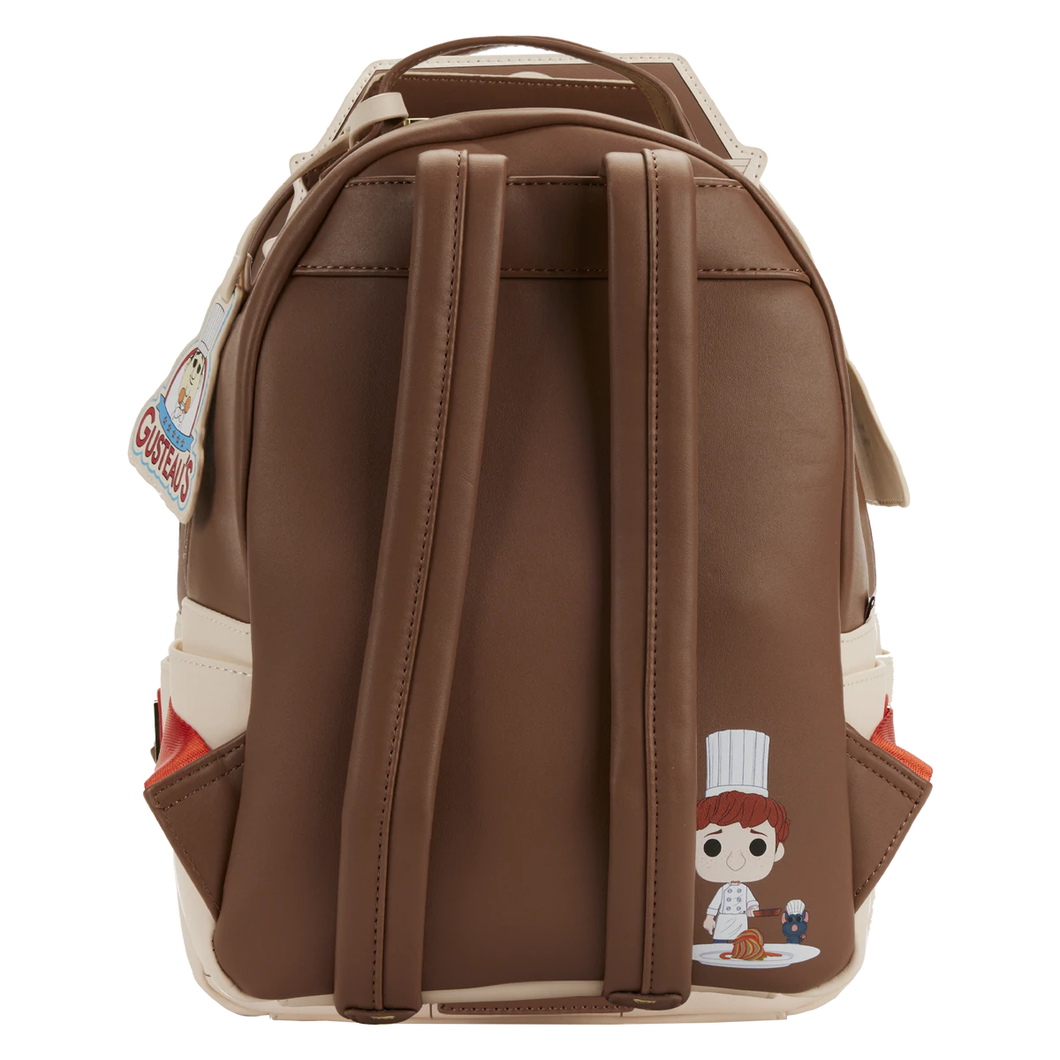 disney pixar ratatouille chef cosplay mini backpack Loungefly Disney Pixar Ratatouille Remy Gusteau's Restaurant Mini Back – BigToes Collectibles
