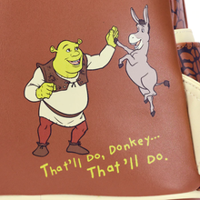 Load image into Gallery viewer, Loungefly Dreamworks Shrek and Donkey Cosplay Mini Backpack Loungefly Exclusive
