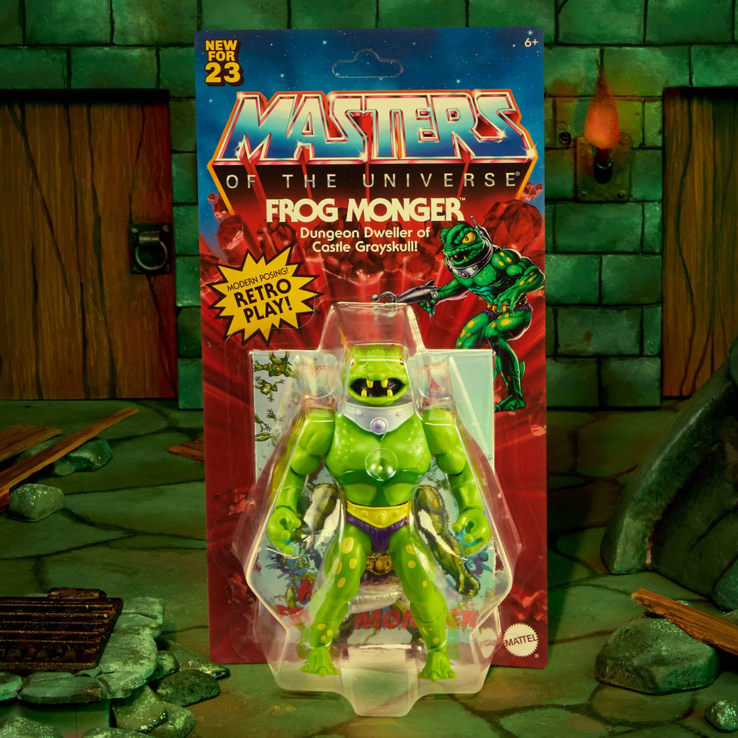 Mattel Masters of the Universe Origins Frog Monger Action Figure