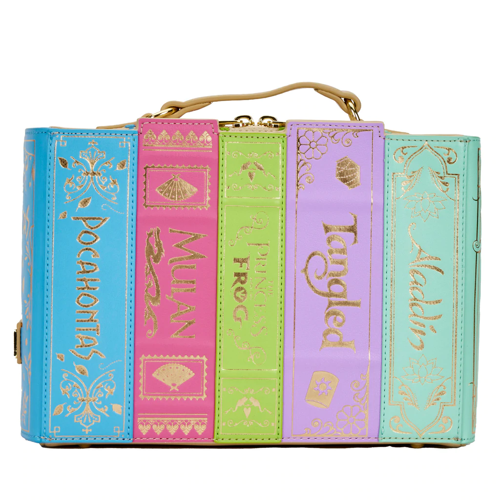 Stitch Shoppe Disney Princess Books Volume Crossbody Bag
