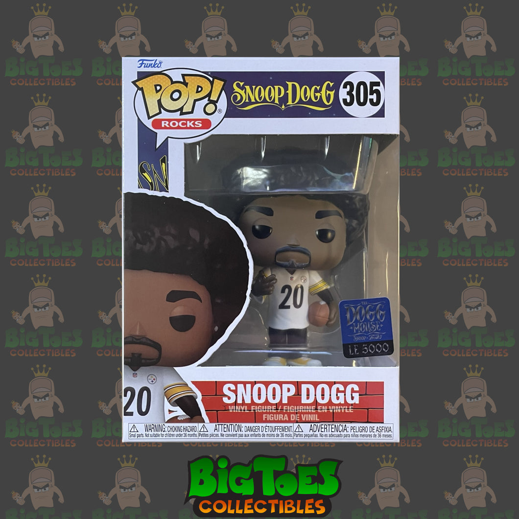 Funko POP! Rocks Snoop Dogg White Steelers Jersey Dogg House Exclusive LE5000